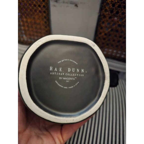 NWT Rae Dunn Happy Halloween Double Sided Coffee Mug Black Orange - Picture 9 of 10